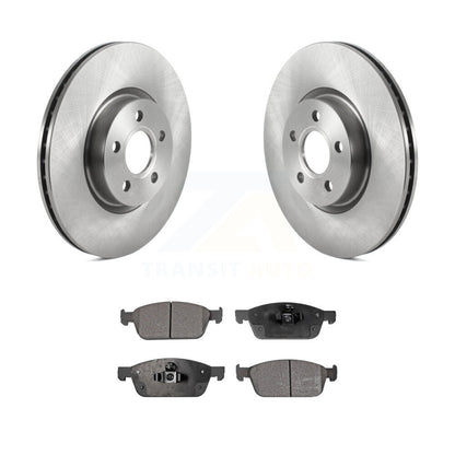 Disc Brake Rotors And Semi-Metallic Pads Front Kit For Ford Transit Connect
