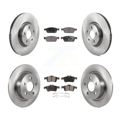 Disc Brake Rotors And Semi-Metallic Pads Front Rear Kit For Ford Transit Connect