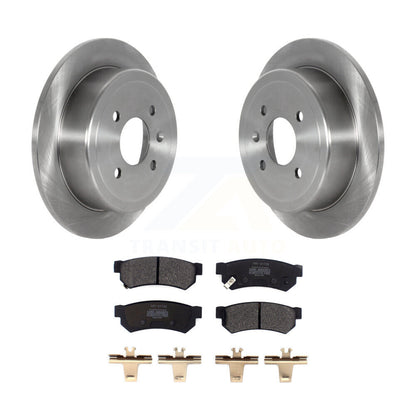 Disc Brake Rotors And Semi-Metallic Pads Rear Kit For Chevrolet Spark EV