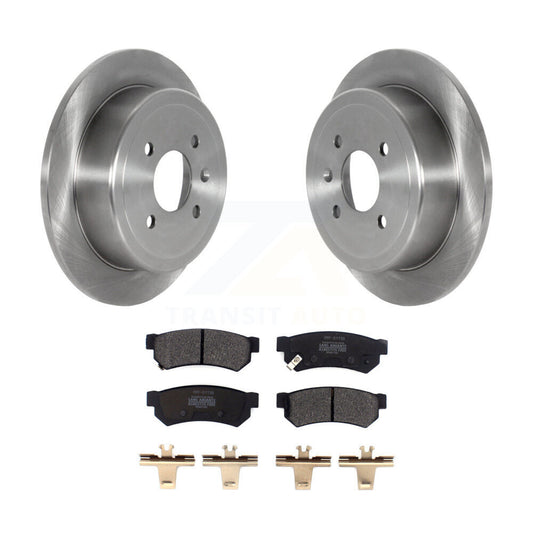 Disc Brake Rotors And Semi-Metallic Pads Rear Kit For Chevrolet Spark EV