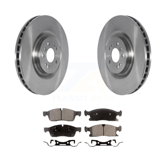 Brake Rotor And Semi-Metallic Pad Front Kit For Mercedes-Benz ML350 GL350 GLS450