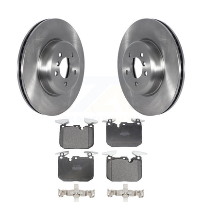 Brake Rotors Semi-Metallic Pad Front Kit For BMW 335i xDrive 340i 435i 440i Gran