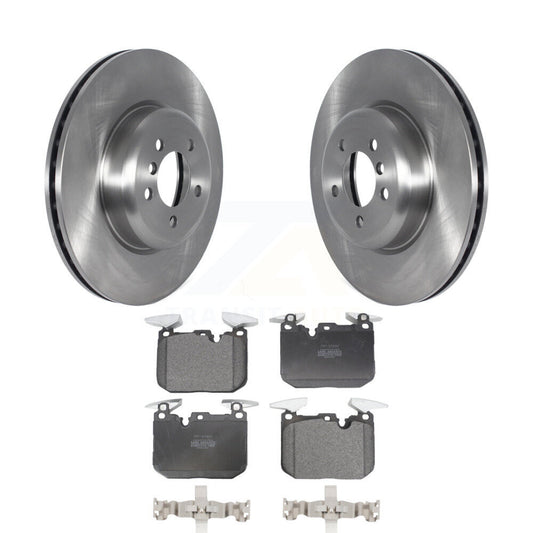 Brake Rotors Semi-Metallic Pad Front Kit For BMW 335i xDrive 340i 435i 440i Gran