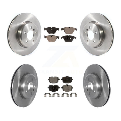 Brake Rotor Semi-Metallic Pad Front Rear Kit For BMW 640i xDrive Gran Coupe 535i