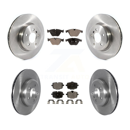 Brake Rotor Semi-Metallic Pad Front Rear Kit For BMW 640i xDrive Gran Coupe 535i