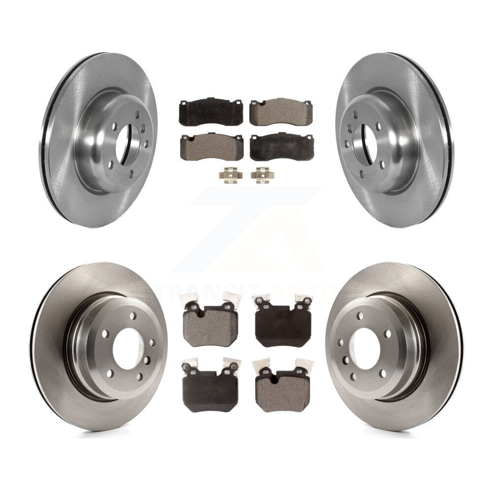 Disc Brake Rotors And Semi-Metallic Pads Front Rear Kit For BMW 135i 135is