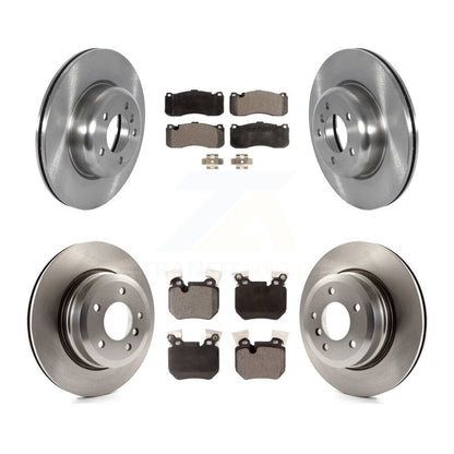 Disc Brake Rotors And Semi-Metallic Pads Front Rear Kit For BMW 135i 135is