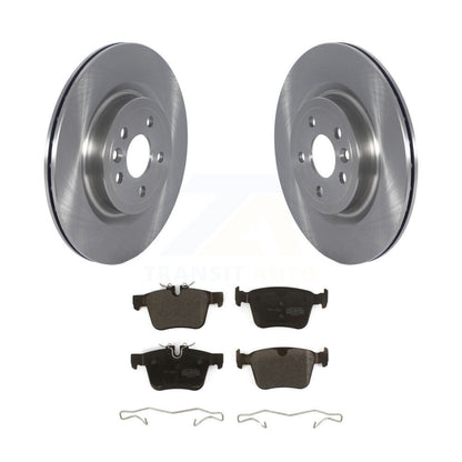 Brake Rotors & Semi-Metallic Pad Rear Kit For Jaguar F-Pace Land Rover Discovery