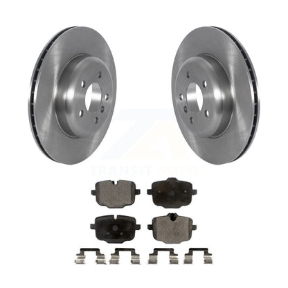 Brake Rotors Semi-Metallic Pad Rear Kit For BMW 550i xDrive 650i Gran Coupe 640i