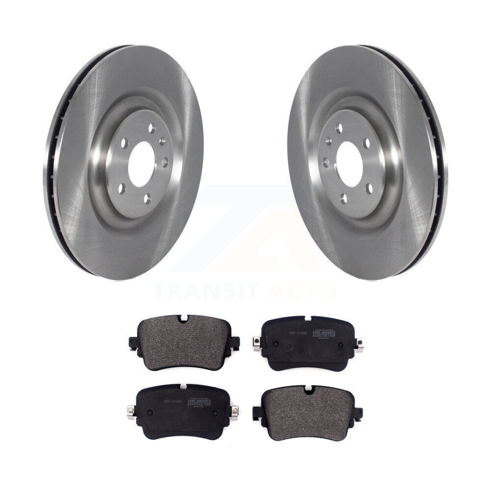 Disc Brake Rotor And Semi-Metallic Pad Rear Kit For Audi Q7 Q8 e-tron Quattro A8