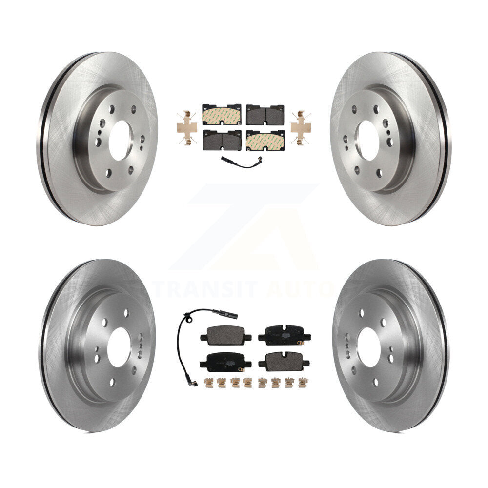 Brake Rotor Semi-Metallic Pad Front Rear Kit For Chevrolet GMC Silverado 1500 XL