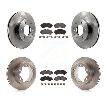 Brake Rotor And Semi-Metallic Pad Front Rear Kit For Mercedes-Benz Sprinter 3500