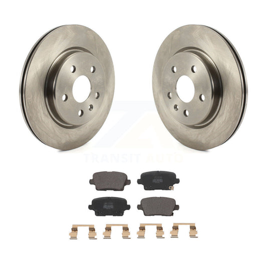 Disc Brake Rotors And Semi-Metallic Pad Rear Kit For Cadillac XT4 Buick Envision