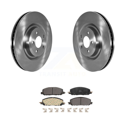 Brake Rotor Semi-Metallic Pad Front Kit For Ford Explorer Lincoln Aviator Police