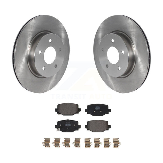 Disc Brake Rotors And Semi-Metallic Pads Rear Kit For INFINITI QX50 QX55
