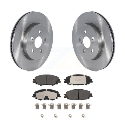 Disc Brake Rotors And Semi-Metallic Pad Front Kit For Toyota Corolla Prius Prime