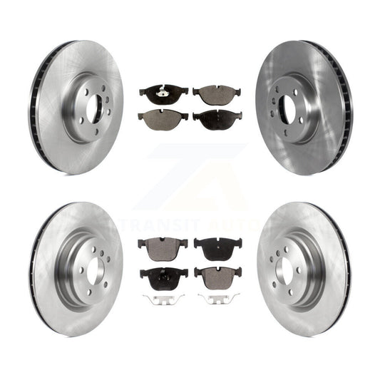 Brake Rotor & Semi-Metallic Pad Front Rear Kit (6Pc) For 2013 BMW ActiveHybrid 7