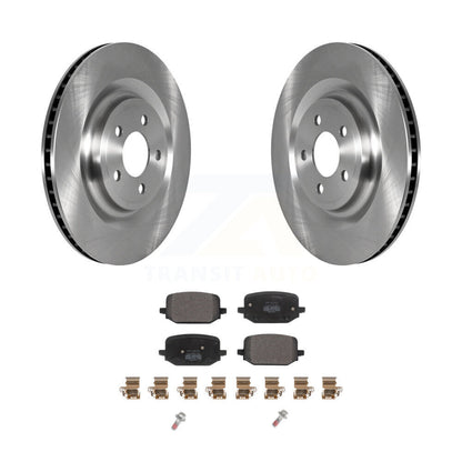 Disc Brake Rotor And Semi-Metallic Pad Rear Kit For 2022-2023 Ford Explorer 3.3L