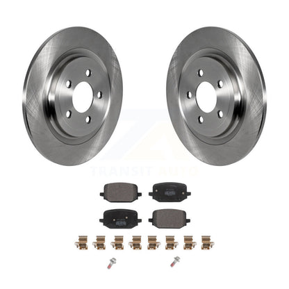 Brake Rotor And Semi-Metallic Pad Rear Kit For 2022-2024 Ford Explorer 3.0L/2.3L