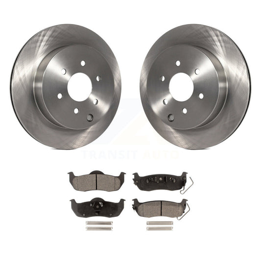 Brake Rotor & Semi-Metallic Pad Rear Kit For 2004 Nissan Pathfinder From 08