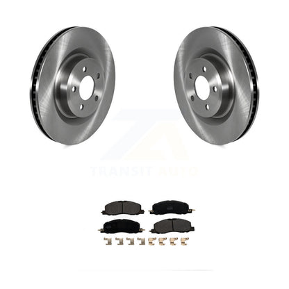 Disc Brake Rotor & Semi-Metallic Pad Front Kit For Ford Explorer Lincoln Aviator