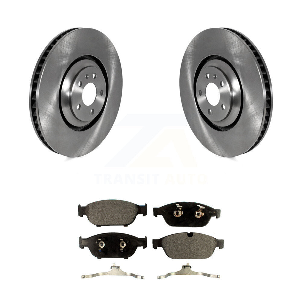 Disc Brake Rotors And Semi-Metallic Pads Front Kit For Audi A8 Quattro