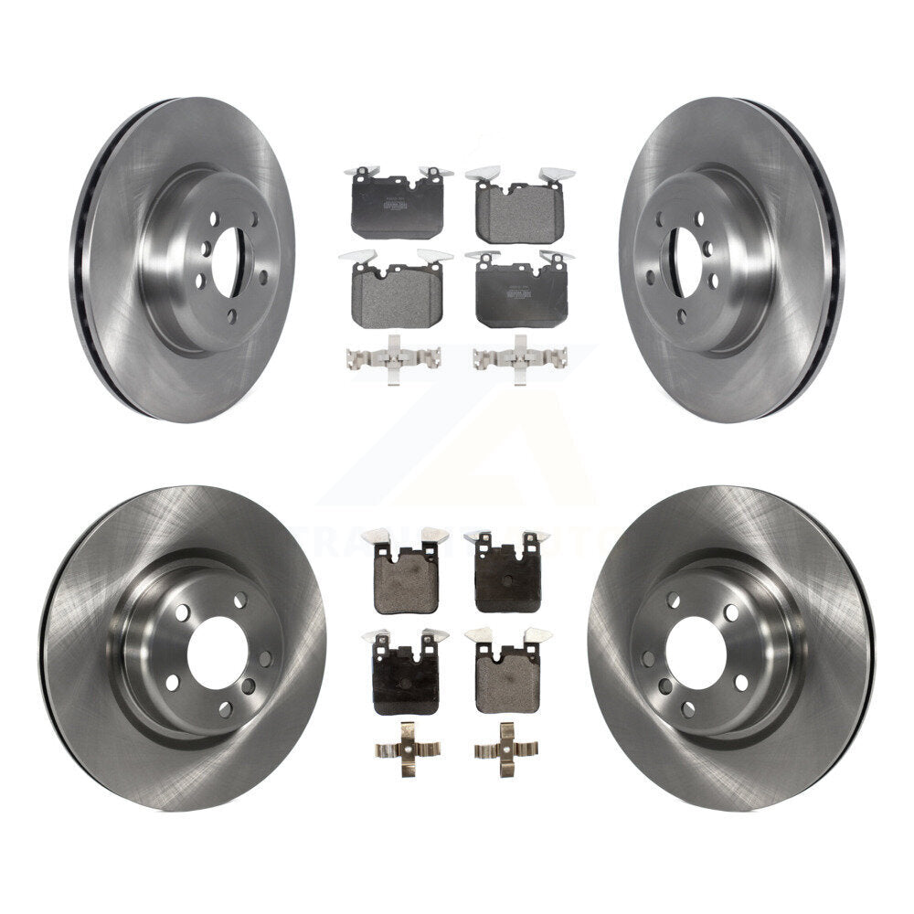 Disc Brake Rotor Semi-Metallic Pad Front Rear Kit For 2018-2020 BMW M240i xDrive