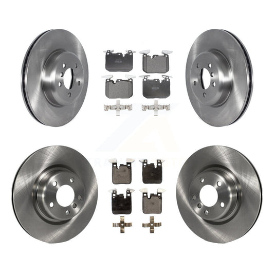 Disc Brake Rotor Semi-Metallic Pad Front Rear Kit For 2018-2020 BMW M240i xDrive