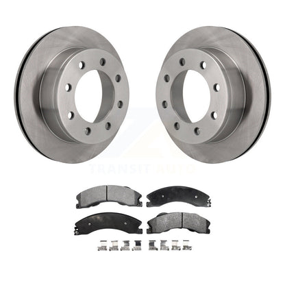Disc Brake Rotors And Semi-Metallic Pads Rear Kit For Chevrolet Express 4500