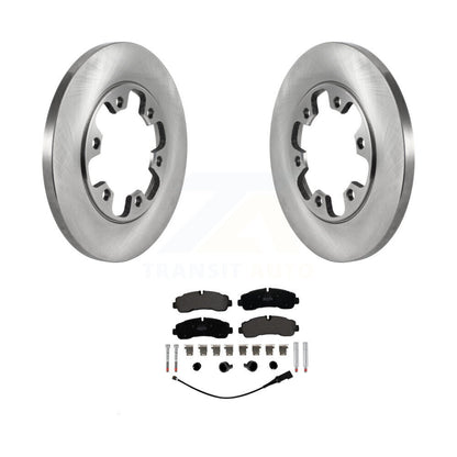 Disc Brake Rotors And Semi-Metallic Pads Rear Kit For Ford Transit-350 HD AWD