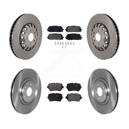 Disc Brake Rotors & Semi-Metallic Pad Front Rear Kit For 2019 Audi Q8 A8 Quattro