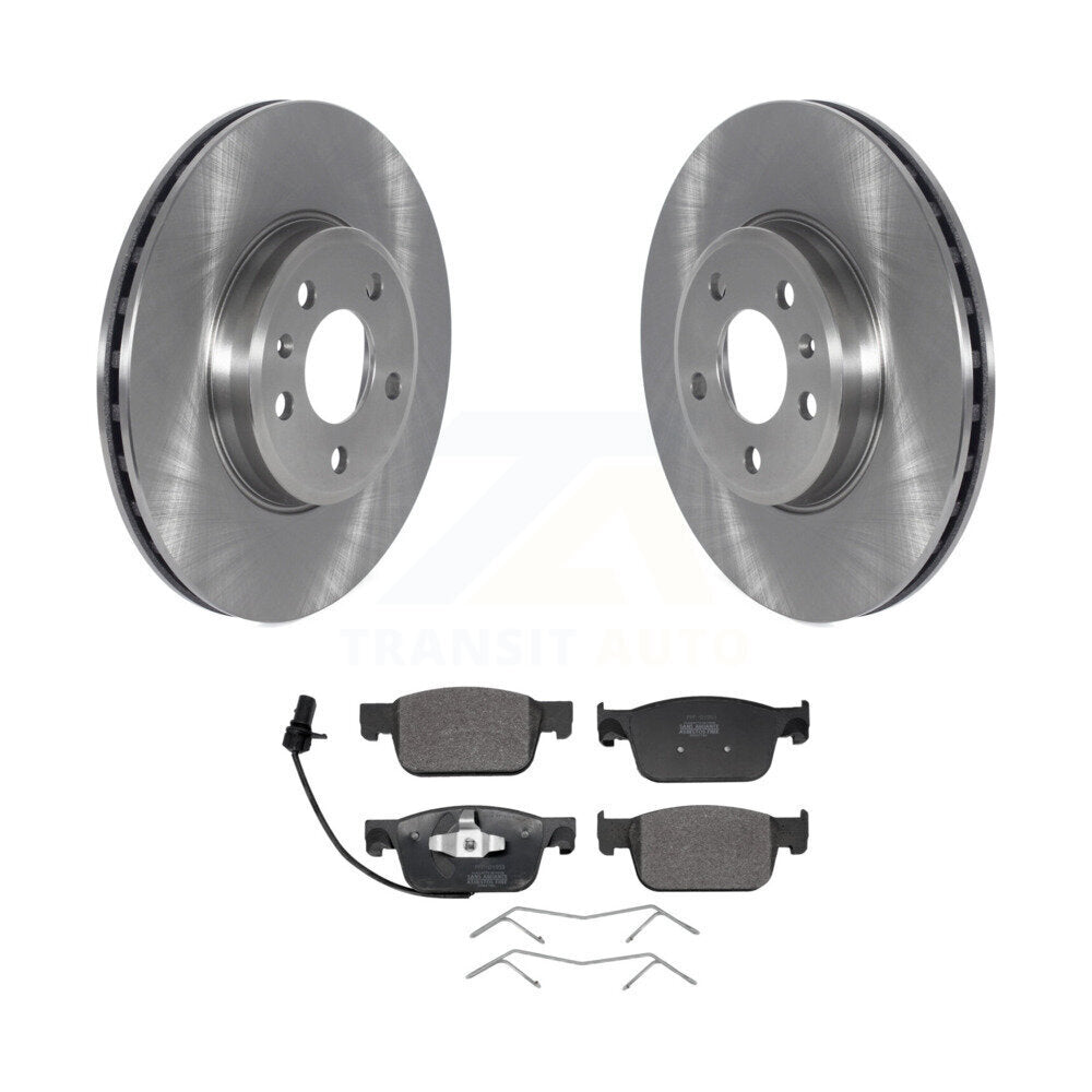 Disc Brake Rotors And Semi-Metallic Pads Front Kit For Audi A4