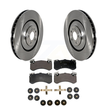 Disc Brake Rotors And Semi-Metallic Pads Front Kit For Audi A8 Quattro S8 S7