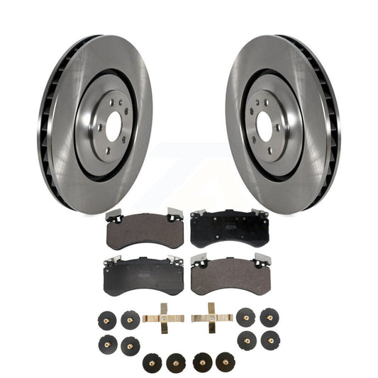 Disc Brake Rotors And Semi-Metallic Pads Front Kit For Audi A8 Quattro S8 S7