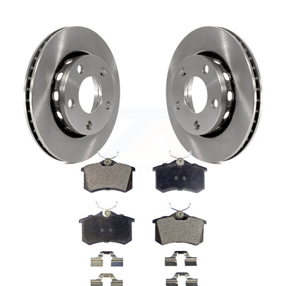 Disc Brake Rotors And Semi-Metallic Pads Rear Kit For Audi S4
