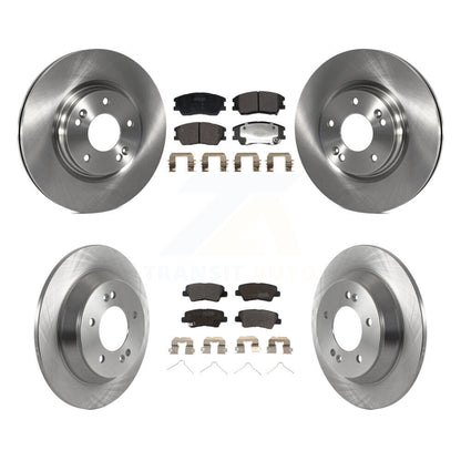 Brake Rotor Semi-Metallic Pad Front Rear Kit For Kia Soul 1.6L with Turbocharged