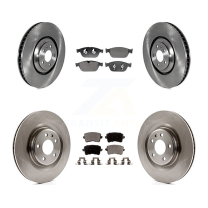 Disc Brake Rotors And Semi-Metallic Pads Front Rear Kit For Audi SQ5