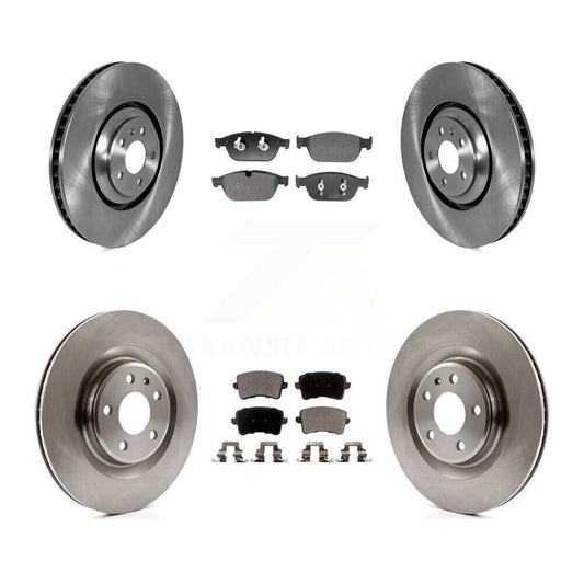 Disc Brake Rotors And Semi-Metallic Pads Front Rear Kit For Audi SQ5