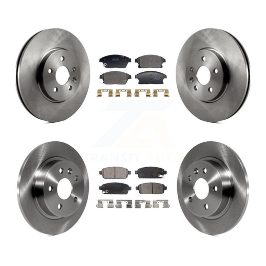 Brake Rotor And Semi-Metallic Pad Front Rear Kit For Chevrolet Trax Buick Encore