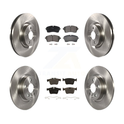 Disc Brake Rotors And Semi-Metallic Pads Front Rear Kit For Jaguar E-Pace