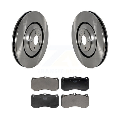 Disc Brake Rotor And Semi-Metallic Pad Front Kit For Audi A7 Quattro A8 S7 S8 S6