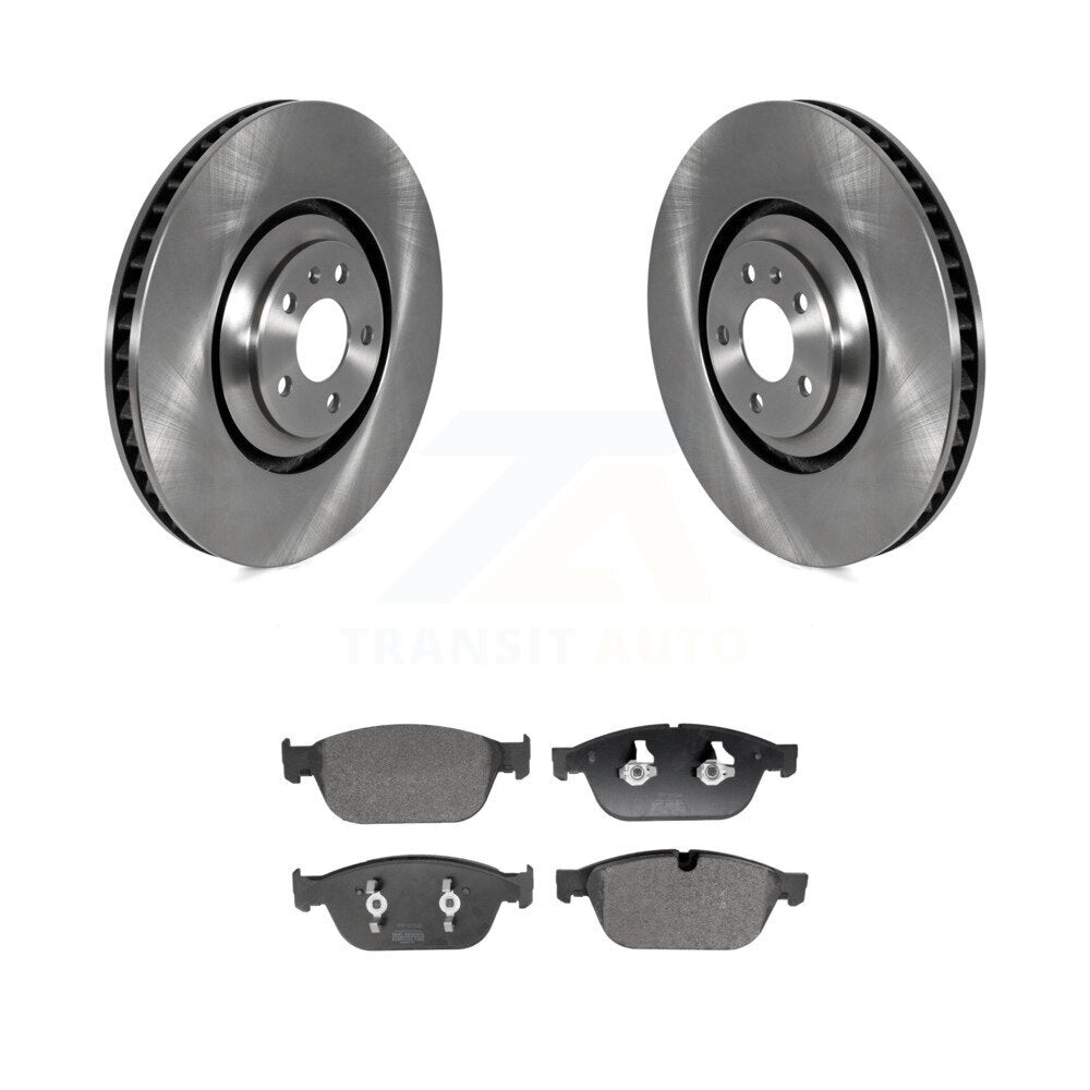 Disc Brake Rotors And Semi-Metallic Pads Front Kit For Audi SQ5 A8 Quattro