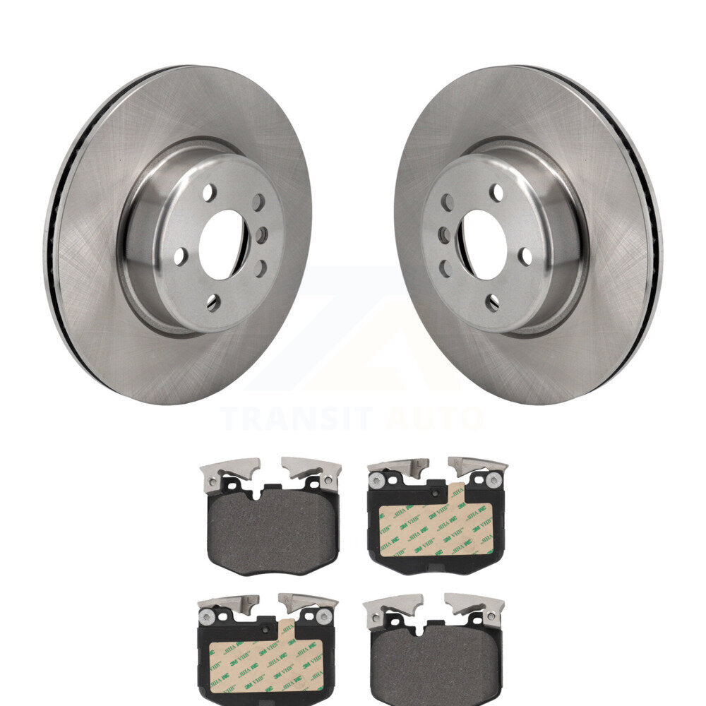 Disc Brake Rotors And Semi-Metallic Pads Front Kit For Toyota GR Supra