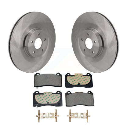 Disc Brake Rotors And Semi-Metallic Pads Front Kit For 2016-2018 Ford Focus RS