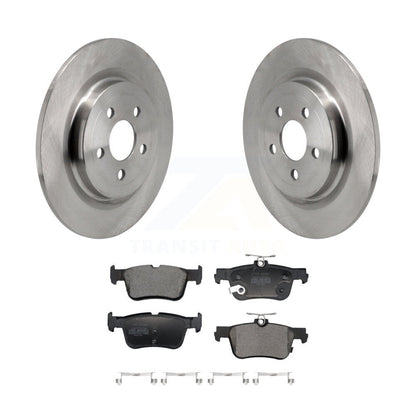 Disc Brake Rotors & Semi-Metallic Pad Rear Kit For 2021-2023 Ford Mustang Mach-E