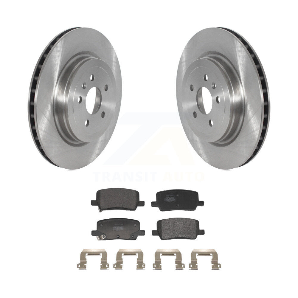 Disc Brake Rotors And Semi-Metallic Pads Rear Kit For Tesla X S