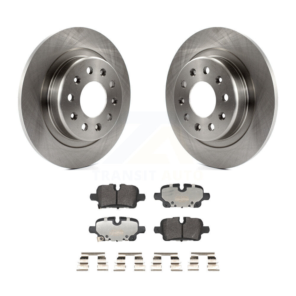 Brake Rotors Semi-Metallic Pad Rear Kit For Chevrolet Equinox GMC Terrain Malibu