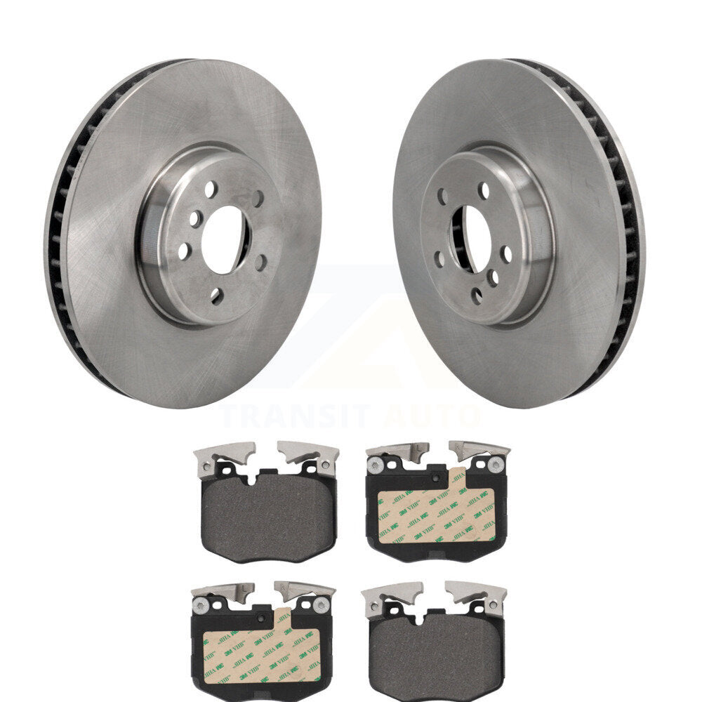 Brake Rotor Semi-Metallic Pad Front Kit For BMW 330i xDrive X5 530i Toyota GR iX