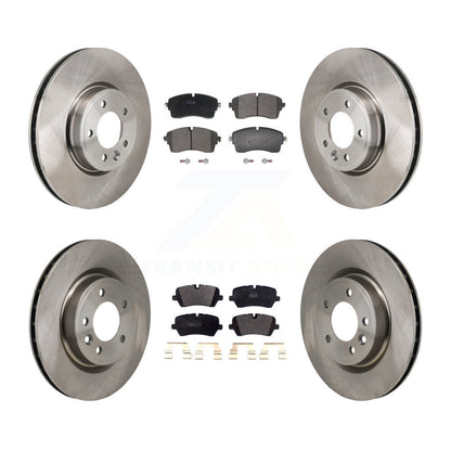 Disc Brake Rotor Semi-Metallic Pad Front Rear Kit For Land Rover Discovery Range