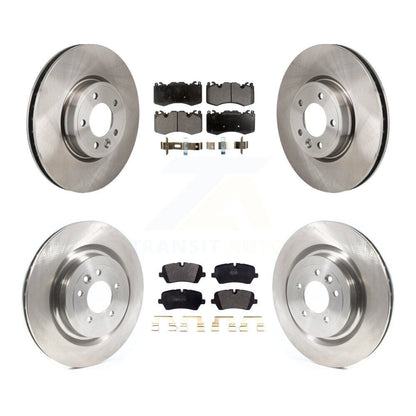 Disc Brake Rotor And Semi-Metallic Pad Front Rear Kit For Land Rover Range Sport